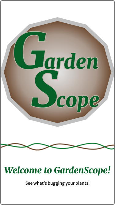 GardenScope splash screen